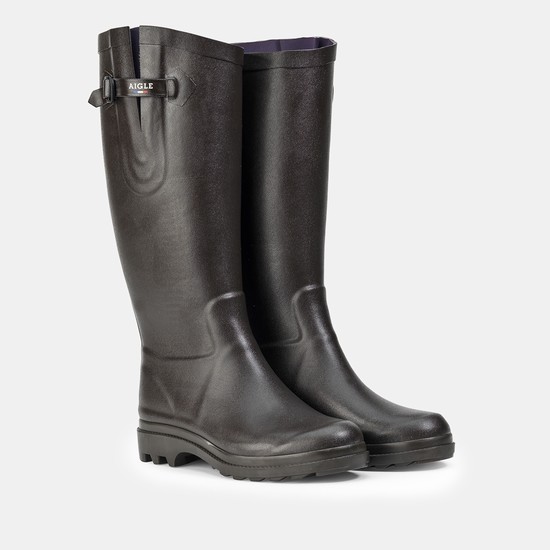 Aigle The Boyfriend Rain Boots Women Grey ZA-03519